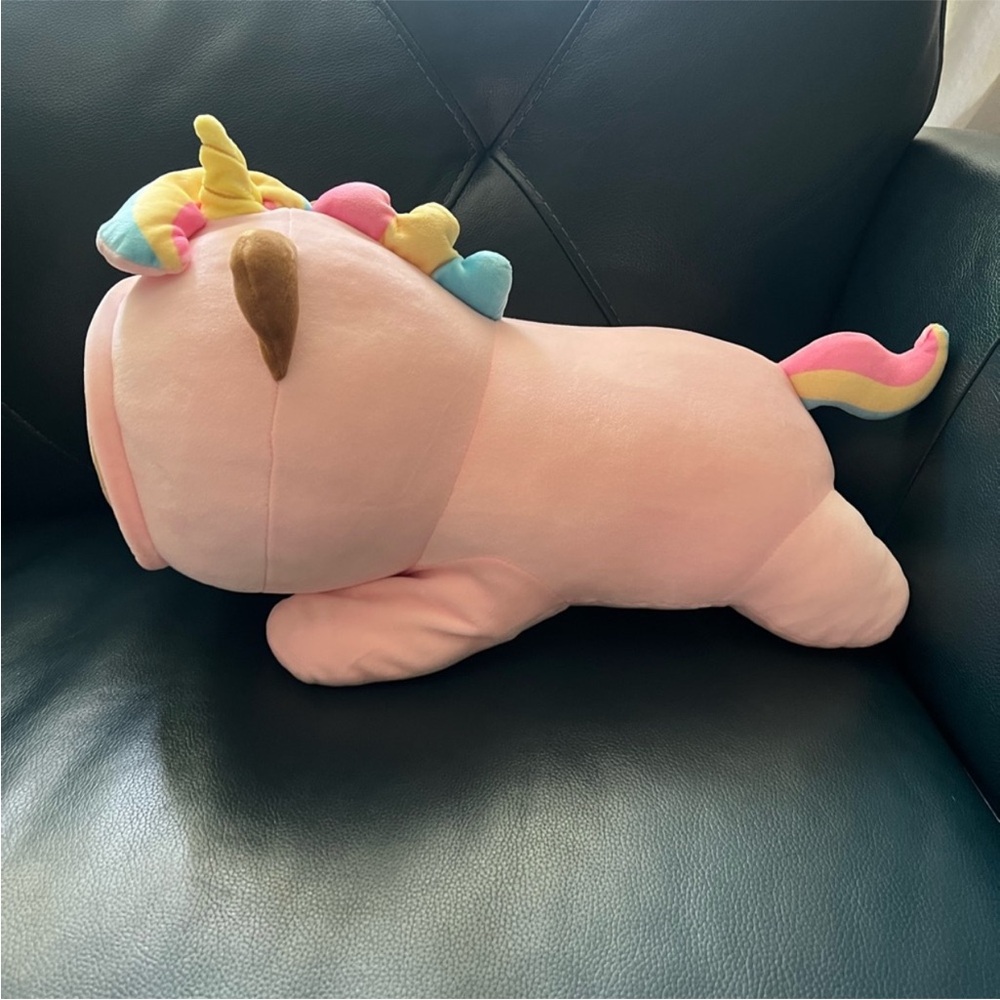 Linzy Toys Smooshy Pals 15" Unicorn Dog Super Soft Plush Animal